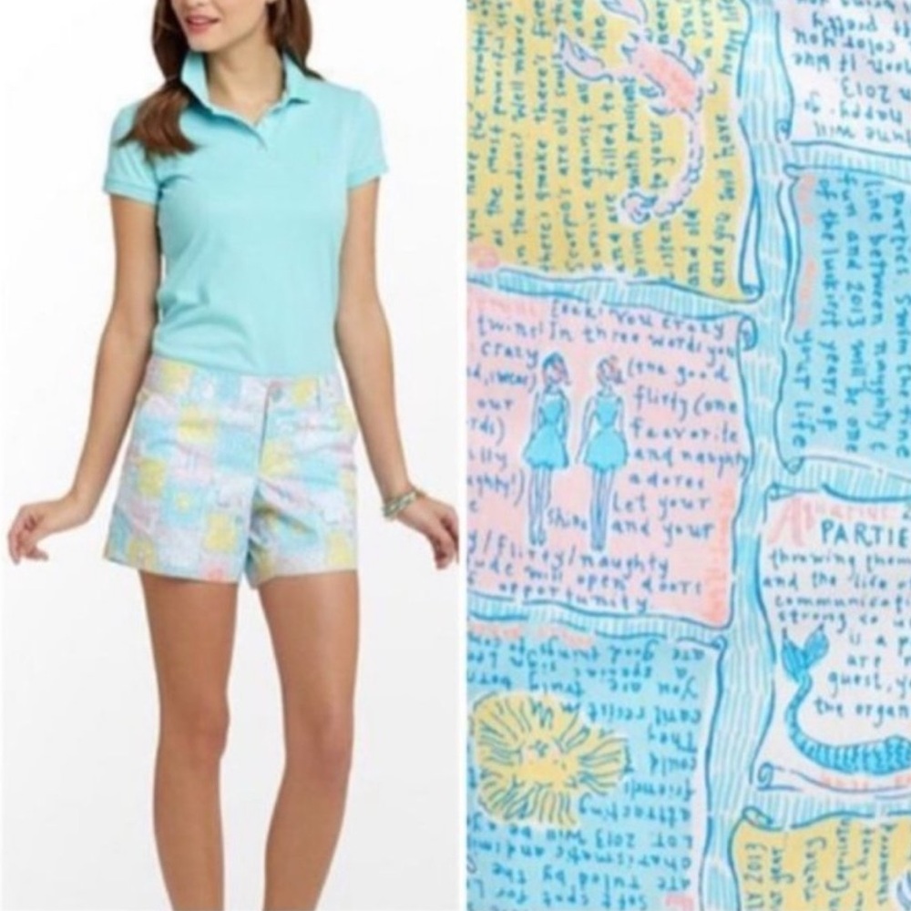 Lilly Pulitzer “Written in the Stars” Callahan Short